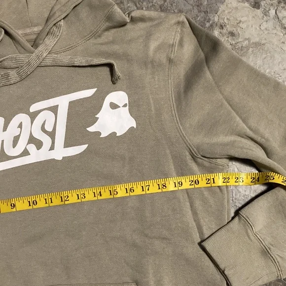 NWT - Men’s ‘Ghost’ Hooded Sweatshirt- Quicksand- (L) - Picture 3 of 9